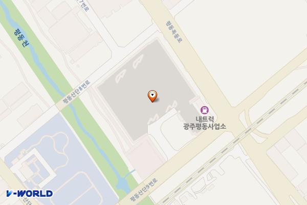 평동화물차고지 위치 지도 — 전남광주통합특별시 광산구 평동산단9번로 145