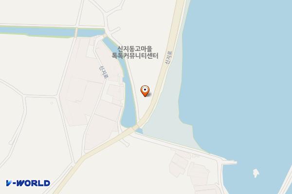 동고리해수욕장 위치 지도 — 전남광주통합특별시 완도군 신지면 신지로 1231