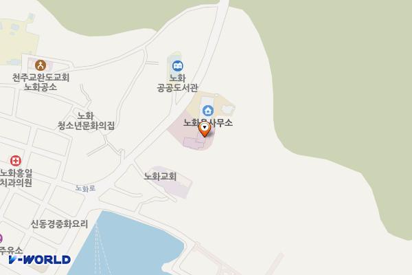 노화읍사무소 위치 지도 — 전남광주통합특별시 완도군 노화읍 노화로 813