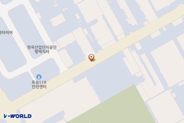 포승공단 노상 제6(대우공업삼거리~포승소방서) 위치 지도 — 경기도 평택시 포승읍 만호리 603
