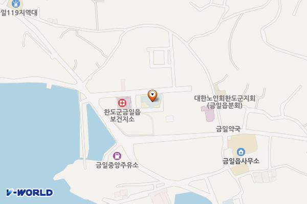 금일읍도서관 위치 지도 — 전남광주통합특별시 완도군 금일읍 금일로 365-2