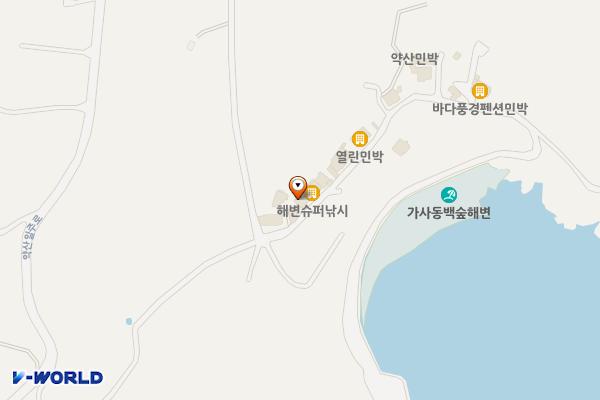 동백숲화장실 위치 지도 — 전남광주통합특별시 완도군 약산면 가사길 51