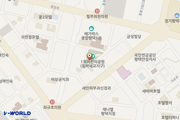 JC공원 지하공영주차장 위치 지도 — 경기도 평택시 평택동 38