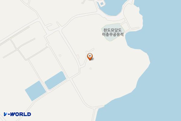충무사화장실 위치 지도 — 전남광주통합특별시 완도군 고금면 충무사길 72-31