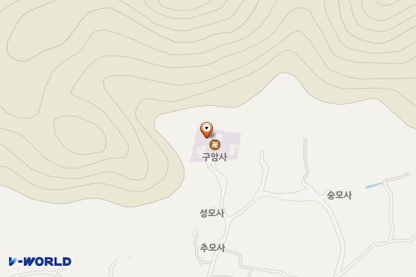 구암사 위치 지도 — 전남광주통합특별시 진도군 임회면 상만길 58