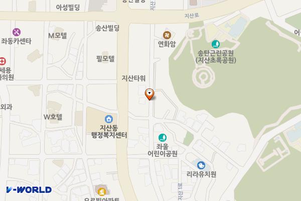 용궁암~송탄공원 뒤 옹벽길 위치 지도 — 경기도 평택시 지산동 783-11
