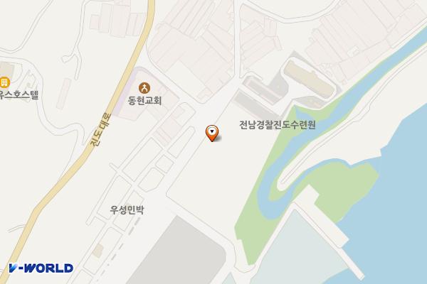 가계주차장 위치 지도 — 전남광주통합특별시 진도군 고군면 신비의바닷길13
