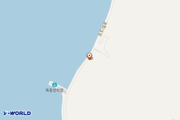 육동선착장 위치 지도 — 전남광주통합특별시 진도군 조도면 조도대로 209-71