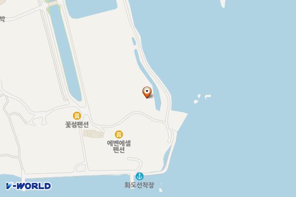 화도해변산책로 위치 지도 — 전남광주통합특별시 신안군 증도면 대초리 산 252