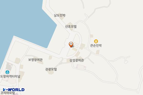 예리소공원 공중화장실 위치 지도 — 전남광주통합특별시 신안군 흑산면 예리1길 80-2, 공중화장실, 회관