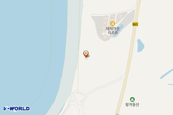우전해수욕장(해변끝) 위치 지도 — 전남광주통합특별시 신안군 증도면 지도증도로 1732-8