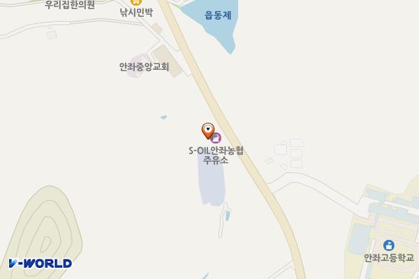 농협S오일 공중화장실 위치 지도 — 전남광주통합특별시 신안군 안좌면 중부로 813