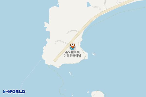 왕바위선착장 위치 지도 — 전남광주통합특별시 신안군 증도면 지도증도로 1997