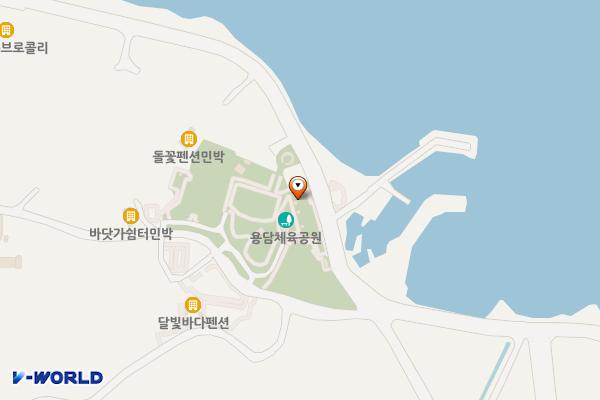 용담체육공원 위치 지도 — 제주특별자치도 제주시 서해안로 580