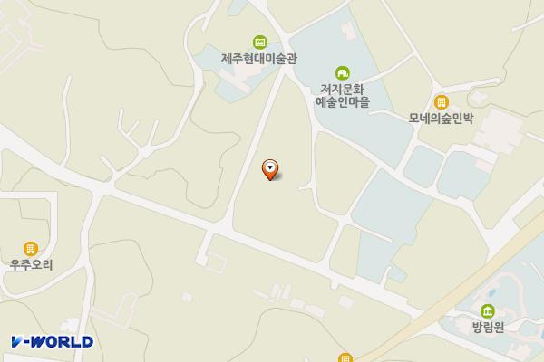 제주현대미술관 야외화장실 위치 지도 — 제주특별자치도 제주시 한경면 저지12길 85-2