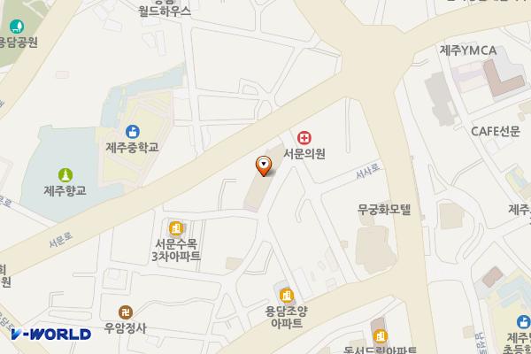 서문공설시장(서쪽입구-제중 건너편) 위치 지도 — 제주특별자치도 제주시 서문로4길 13-2