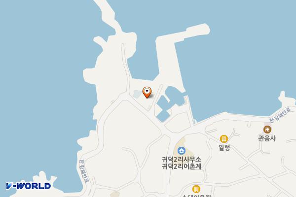 귀덕2리방파제 위치 지도 — 제주특별자치도 제주시 한림읍 한림해안로 621