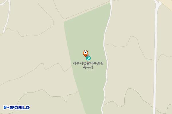 제주시생활체육공원 위치 지도 — 제주특별자치도 제주시 와흘전1길32