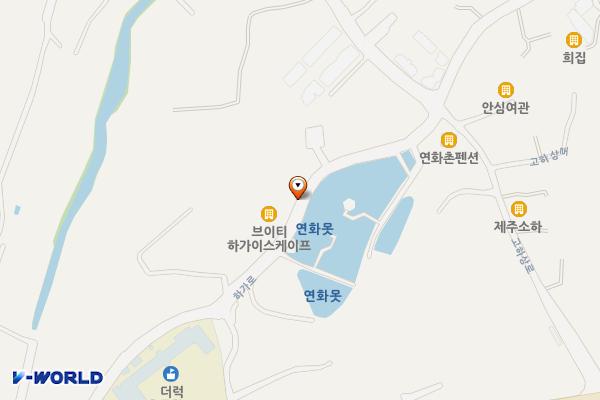 하가연하못옆 위치 지도 — 제주특별자치도 제주시 애월읍 하가로 182