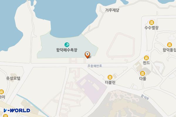 서우봉해변(관리사무소동쪽) 위치 지도 — 제주특별자치도 제주시 조함해안로 525