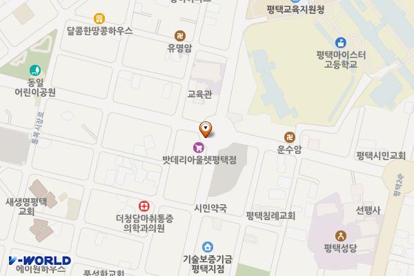 동아아파트 옆 위치 지도 — 경기도 평택시 통복동 16-1(통복시장로 47번길)