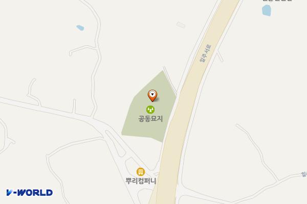 용수충혼묘지 위치 지도 — 제주특별자치도 제주시 한경면 용수리 3043
