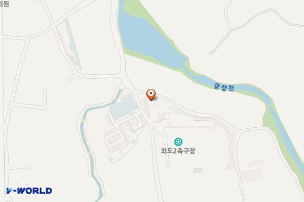 외도2운동장 위치 지도 — 제주특별자치도 제주시 통물길75