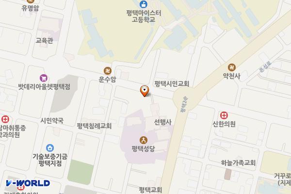 재랭이고개 사거리～기계공고 사거리 위치 지도 — 경기도 평택시 비전동 626-11