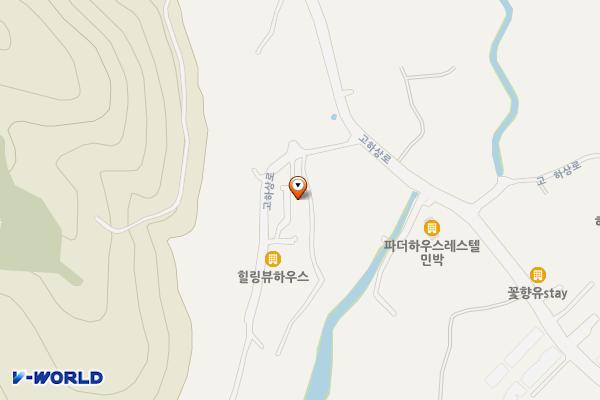 고내봉산책로 위치 지도 — 제주특별자치도 제주시 애월읍 고하상로 78-5
