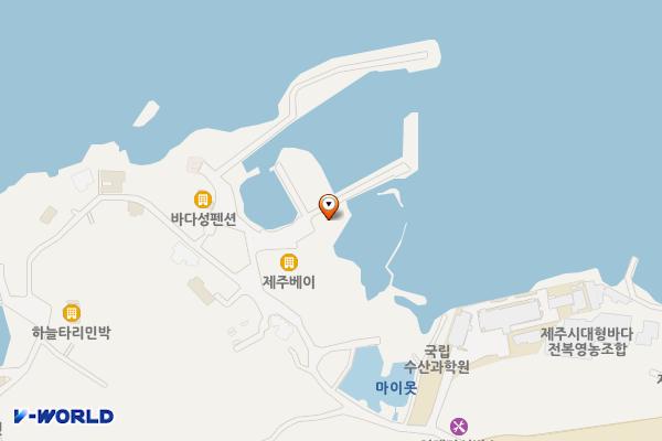 연대 위치 지도 — 제주특별자치도 제주시 외도2동 1956-53