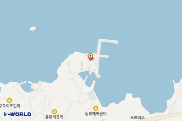 동복어촌정주어항 위치 지도 — 제주특별자치도 제주시  구좌읍 동복리 1585-2지선