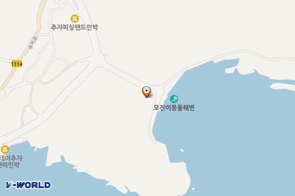 모진이 위치 지도 — 제주특별자치도 제주시 추자면 신양리 47지선