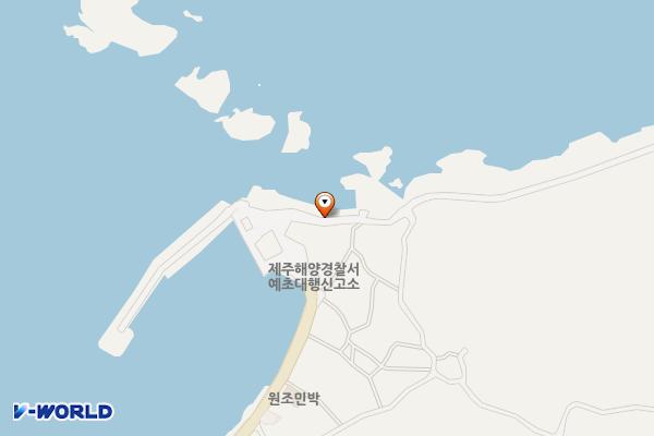 예초리 위치 지도 — 제주특별자치도 제주시 추자면 예초리 200-5