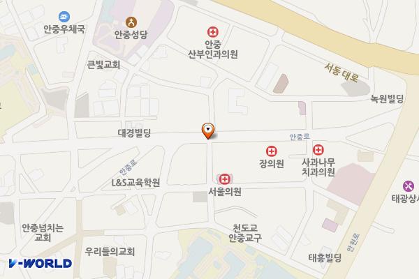 안중노상제1공영 위치 지도 — 경기도 평택시 안중읍 안중리 279-1