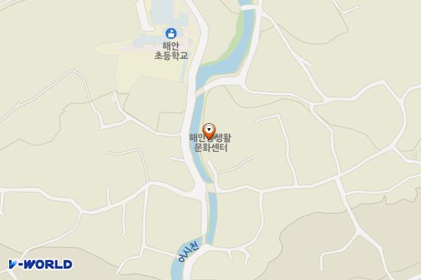 노형동(해안동 문화의집) 위치 지도 — 제주특별자치도 제주시 해안마을7길 1-1