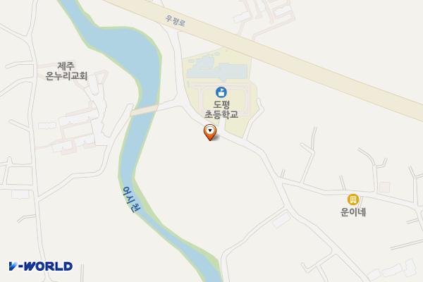 도평청소년문화의집 위치 지도 — 제주특별자치도 제주시 도평길 22, 도평 청소년문화의집, 어린이집 (도평동)