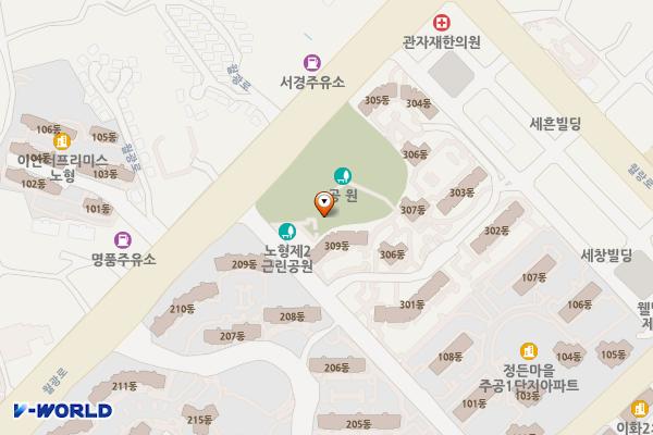 노형청소년문화의집 위치 지도 — 제주특별자치도 제주시 정존11길 76 (노형동)