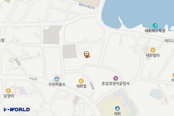 구좌청소년문화의집 위치 지도 — 제주특별자치도 제주시 구좌읍 세화5길 6-9