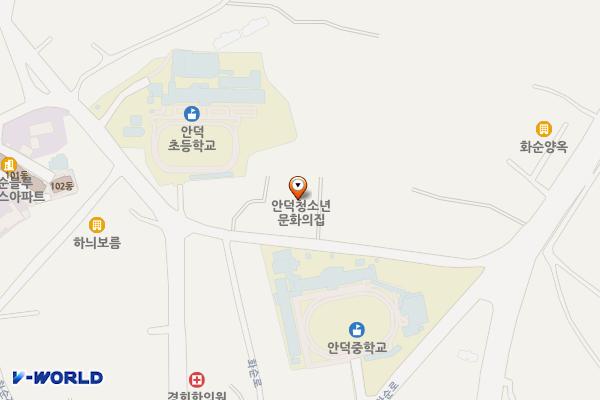 안덕청소년문화의집 위치 지도 — 제주특별자치도 서귀포시 안덕면 화순로56번길 20