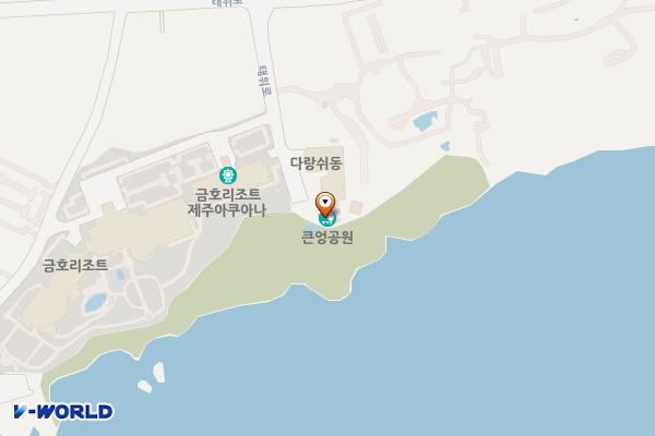 남원해안경승지(큰엉) 위치 지도 — 제주특별자치도 태위로 522-17