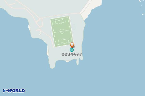 중문단지축구장 위치 지도 — 제주특별자치도 서귀포시 이어도로 120-73