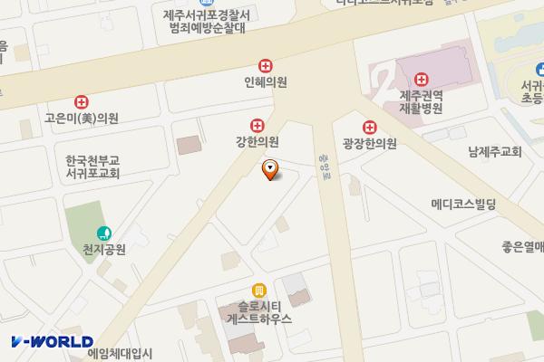 중앙로터리공영주차빌딩 위치 지도 — 제주특별자치도 서귀포시 서귀동 298-2
