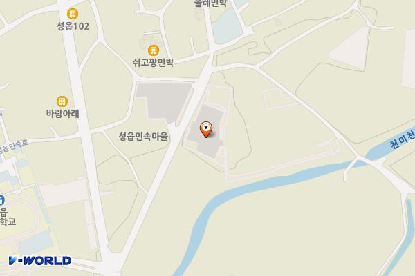 성읍민속남문상가-1 위치 지도 — 제주특별자치도  서귀포시 표선면 성읍리 855-3(주차장)