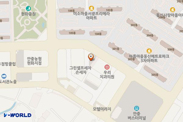 현화택지 제3공영주차장 위치 지도 — 경기도 평택시 안중읍 현화리 836-1