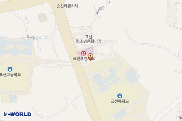 표선면 복지관 위치 지도 — 제주특별자치도 표선중앙로 21