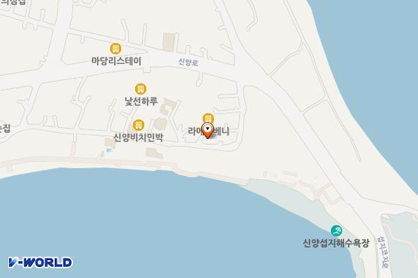 신양섭지코지해변 위치 지도 — 제주특별자치도 서귀포시 성산읍 신양로122번길 16