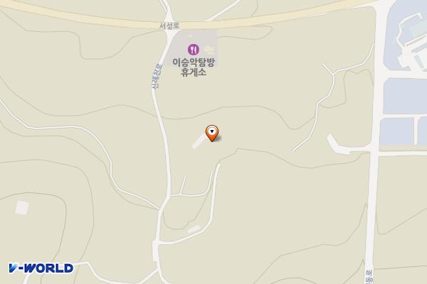 이승이오름주차장 위치 지도 — 제주특별자치도 남원읍 신례리 산 12-19