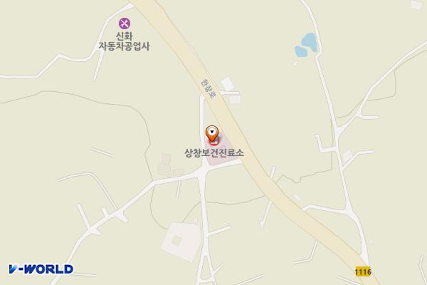 상창보건진료소 위치 지도 — 제주특별자치도 서귀포시 안덕면 상창로145번길 11