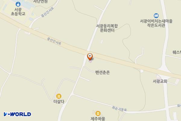 서광동보건진료소 위치 지도 — 제주특별자치도 서귀포시 안덕면 중산간서로1811