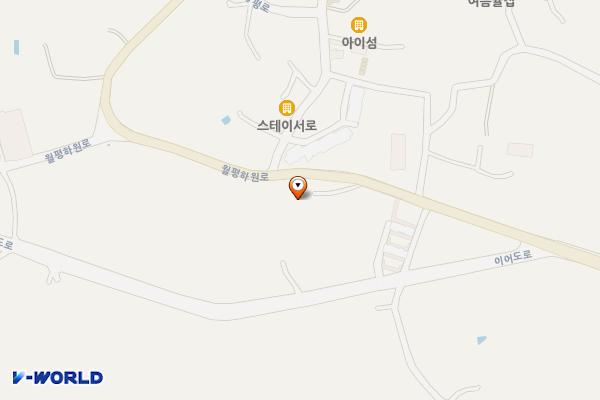 월평아왜낭목 위치 지도 — 제주특별자치도 서귀포시 월평동 513-1